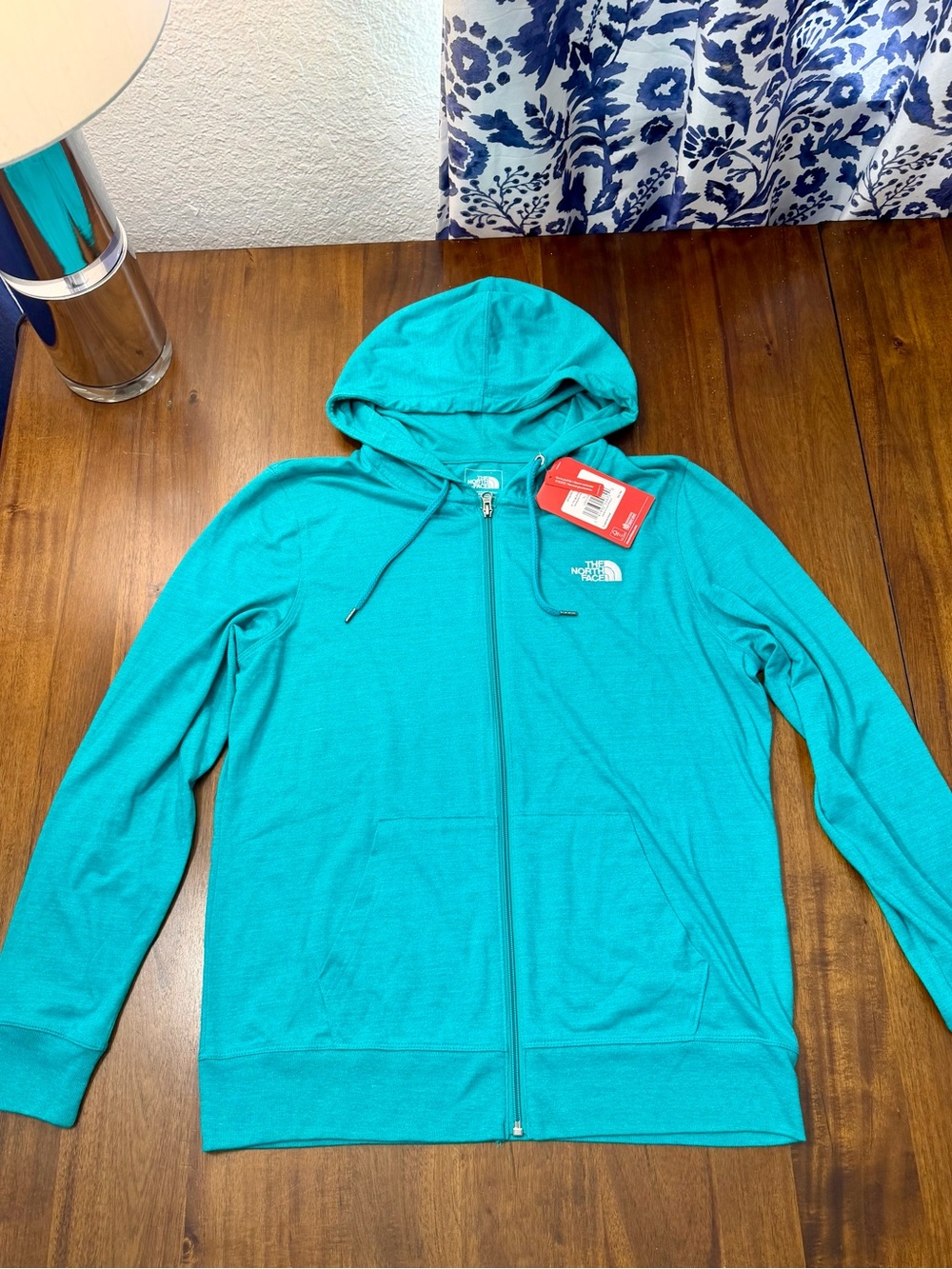 The North Face Women’s Teal Zip-Up Hoodie Jacket